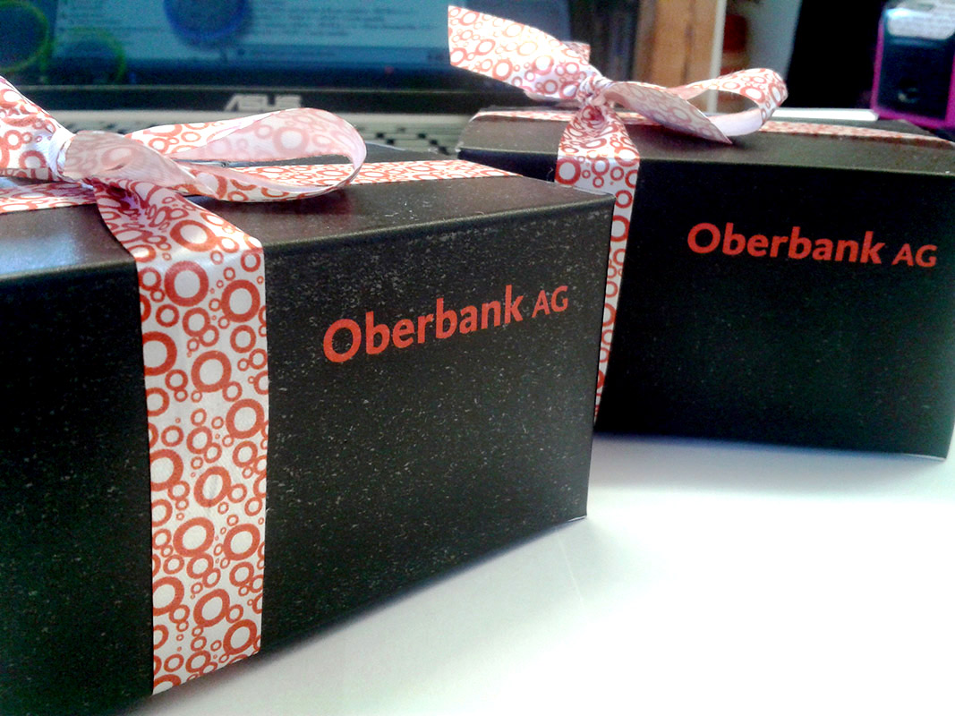Dárková krabička Oberbank